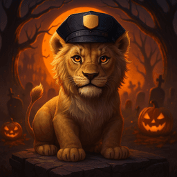 Lion Police Roleplay Halloween lion